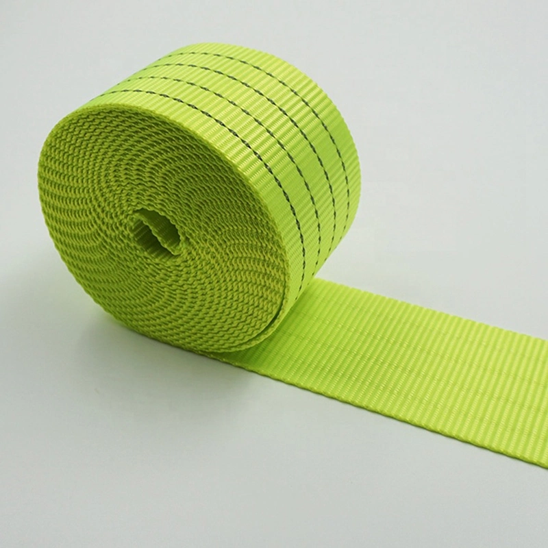 CE Approved Factory 4.0mm Thickness Reinforced Heavy Duty Webbing Band Strap for Towing Strap