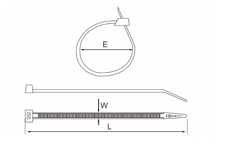 Nylon Soft Self Locking Cable Ties