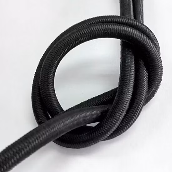 バンジー用の12mm輸入黒弾性ゴムコード