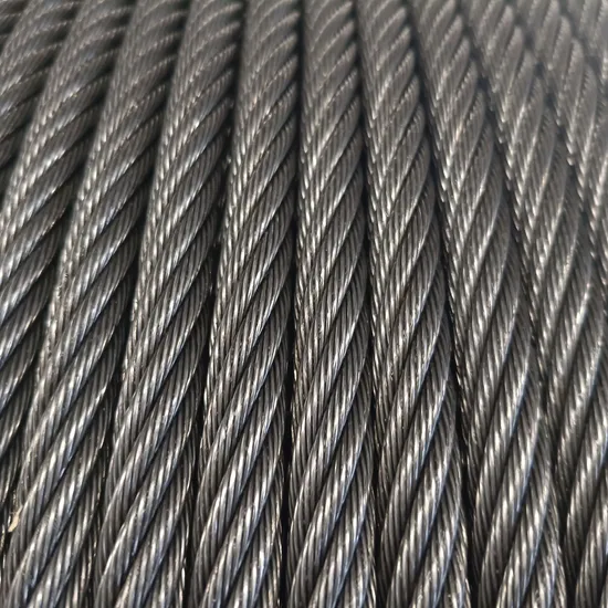 3mm 4mm 5mm 7*19 亜鉛メッキ鋼牽引ロープ