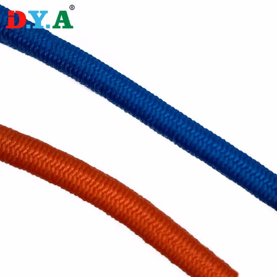 5 mm 黒 PP ゴム弾性コードまたはトレーニング服用のカスタマイズされた幅