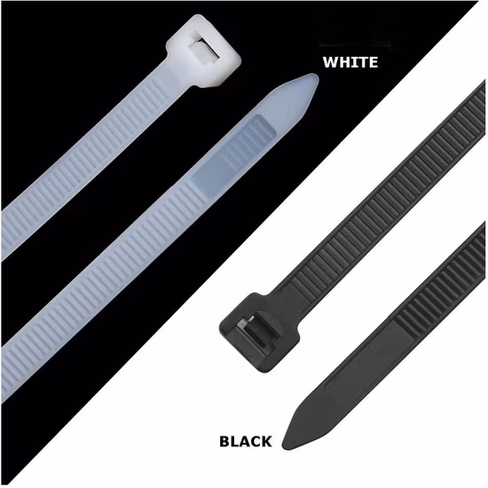 2.5*200 ミリメートル 4.5*300 ミリメートル PA66 プラスチックマルチカラーソフトケーブルタイセルフロック柔軟なナイロンケーブルタイ価格